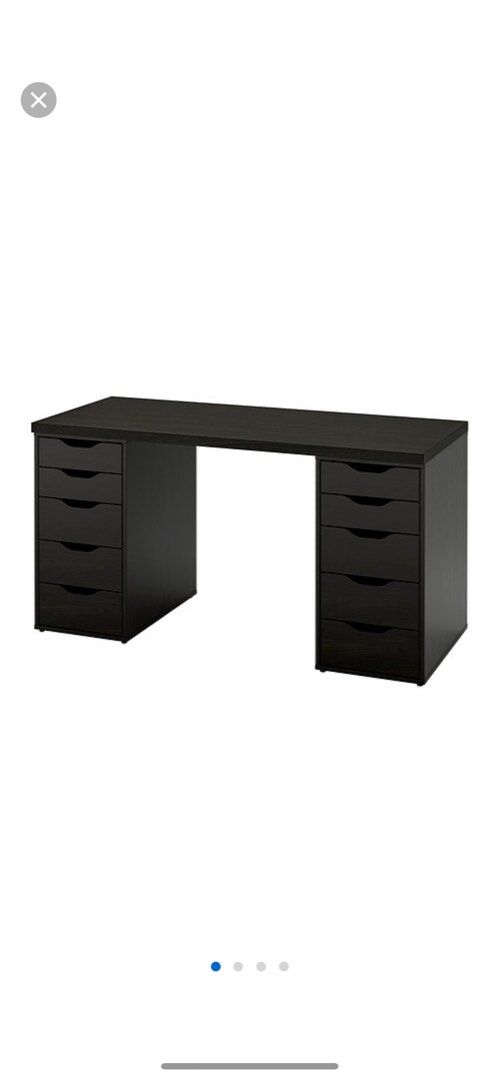 Ikea alex desk shop linnmon