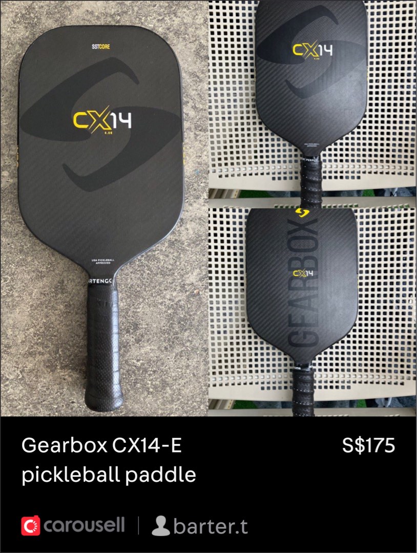 Gearbox CX14 Pickleball Paddle, Sports Equipment, Other Sports