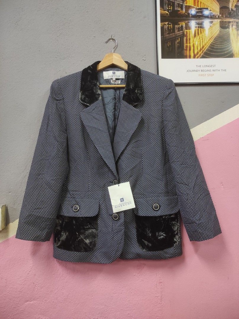 Givenchy store houndstooth coat