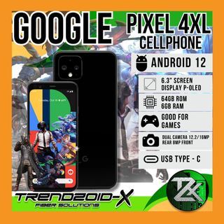 Google Pixel 4 XL Android 12 Mobile Phone / Cellphone | TRENDZOID-X FIBER SOLUTIONS