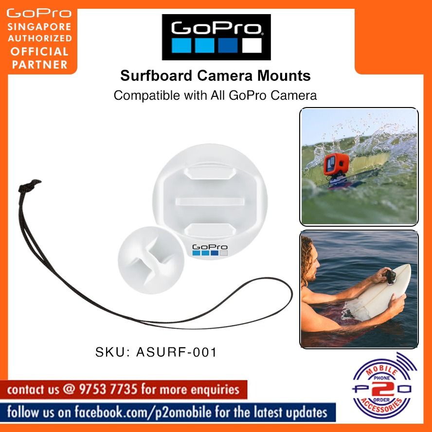GoPro Surfboard Mounts - ASURF-001 
