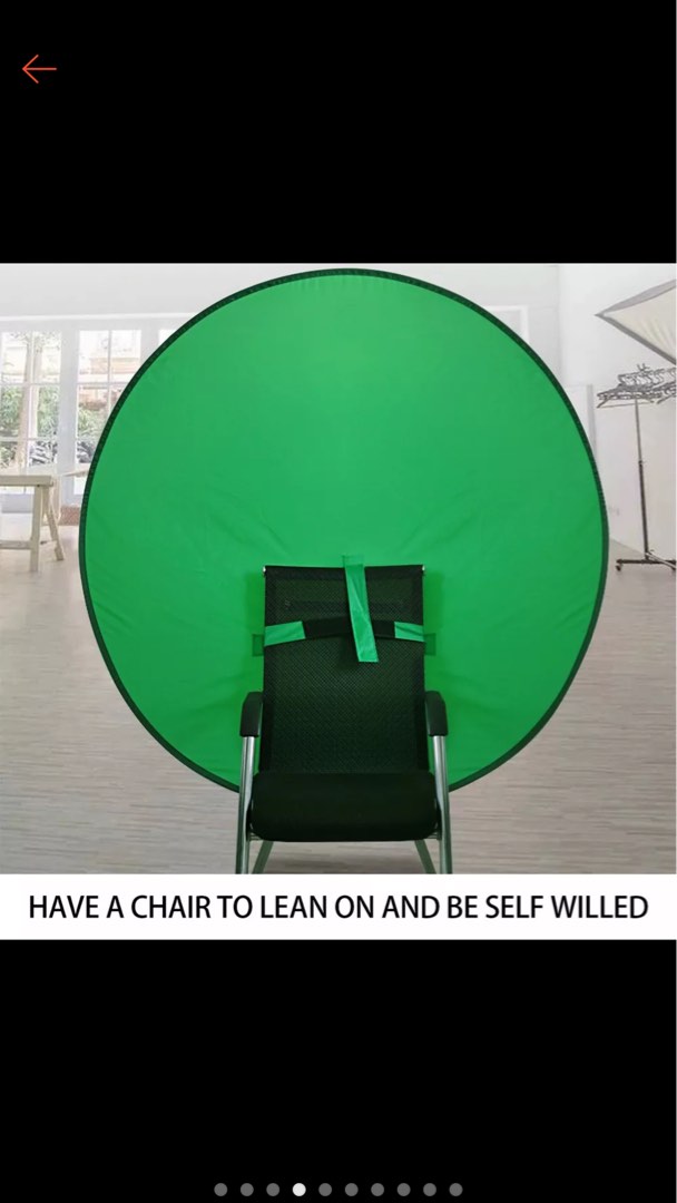 Green Screen Backdrop Chair Strap, Photography, Photography Accessories