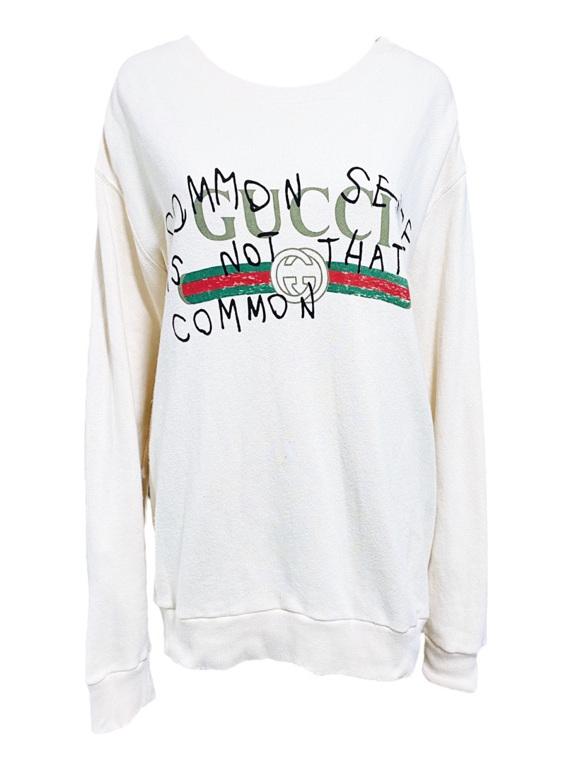 Gucci common sense is clearance not that common sweatshirt