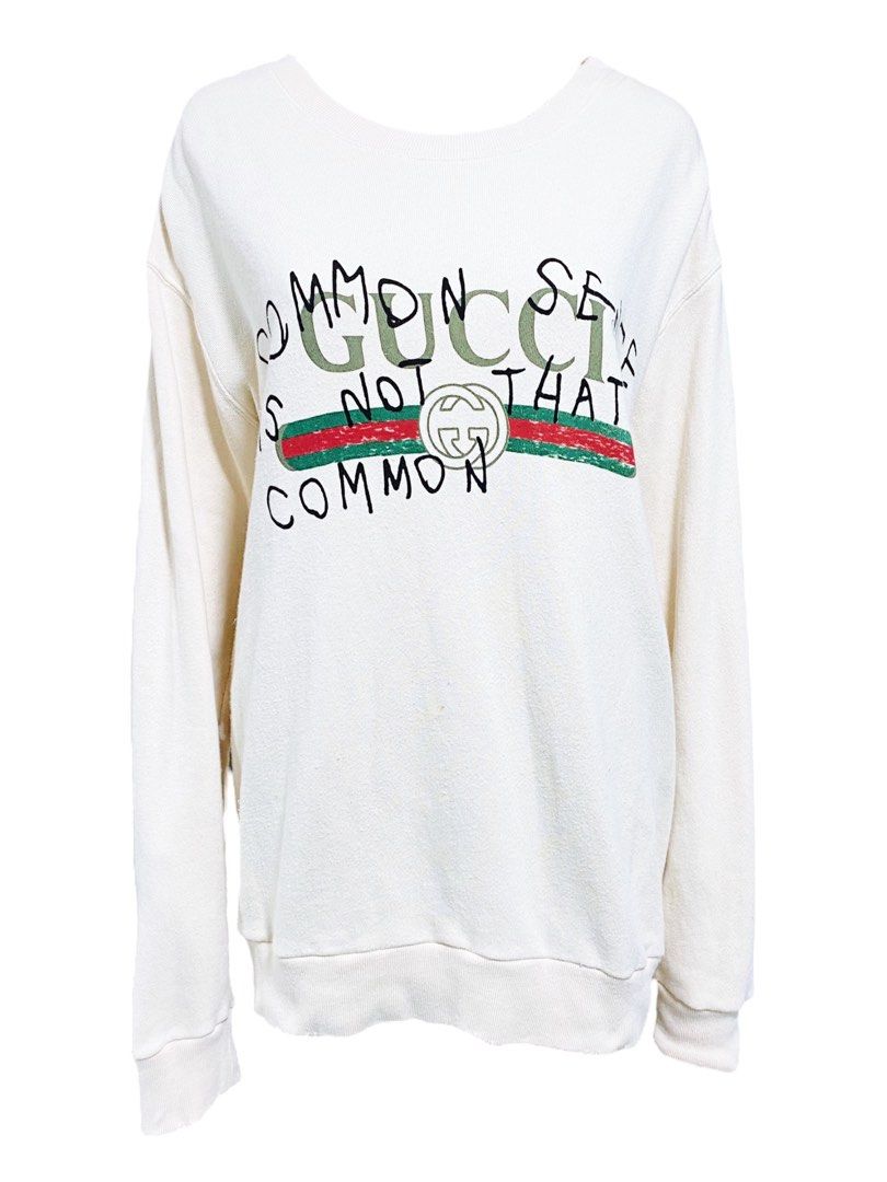 Gucci hoodie hotsell common sense