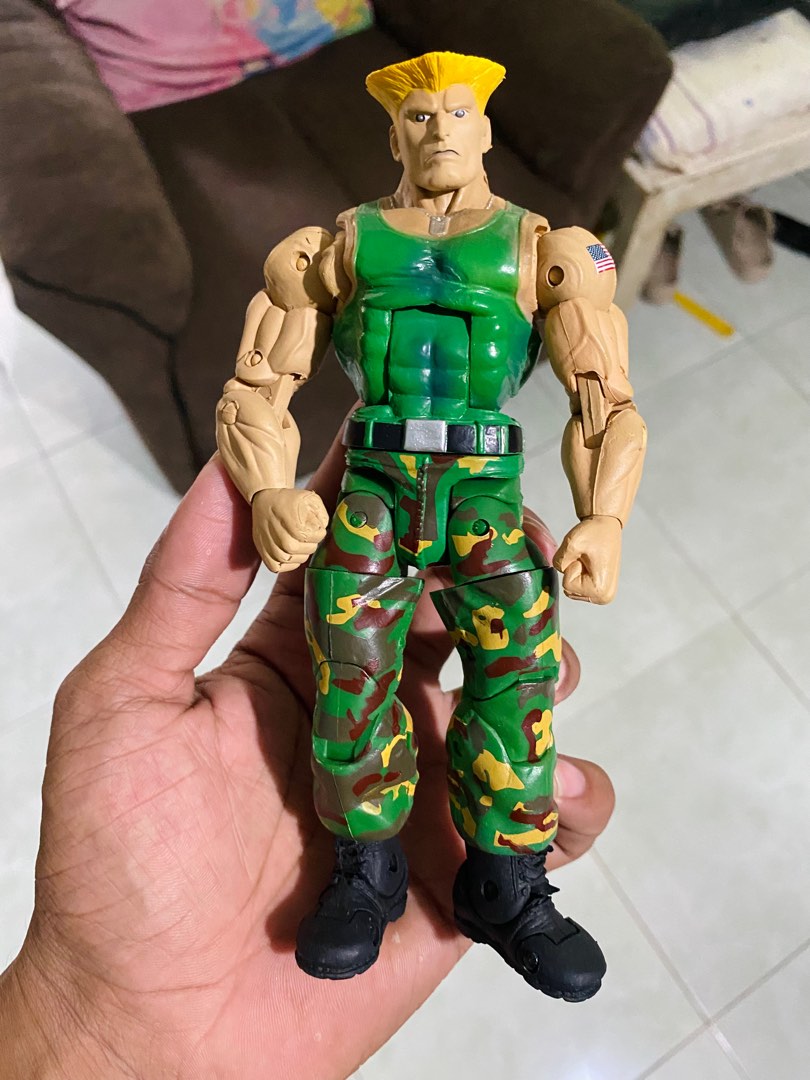 Guile Street Fighter Original Neca 18 Cm Soldado Coronel