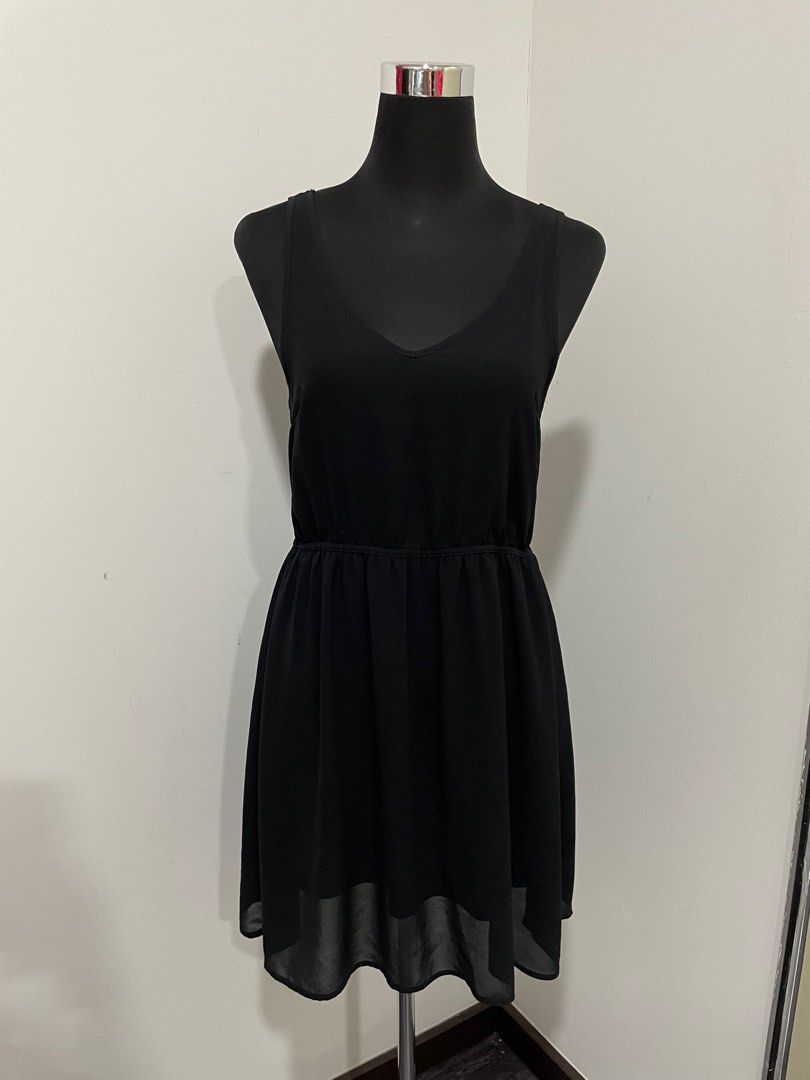 H & M black dress, Women's Fashion, Dresses & Sets, Dresses on Carousell