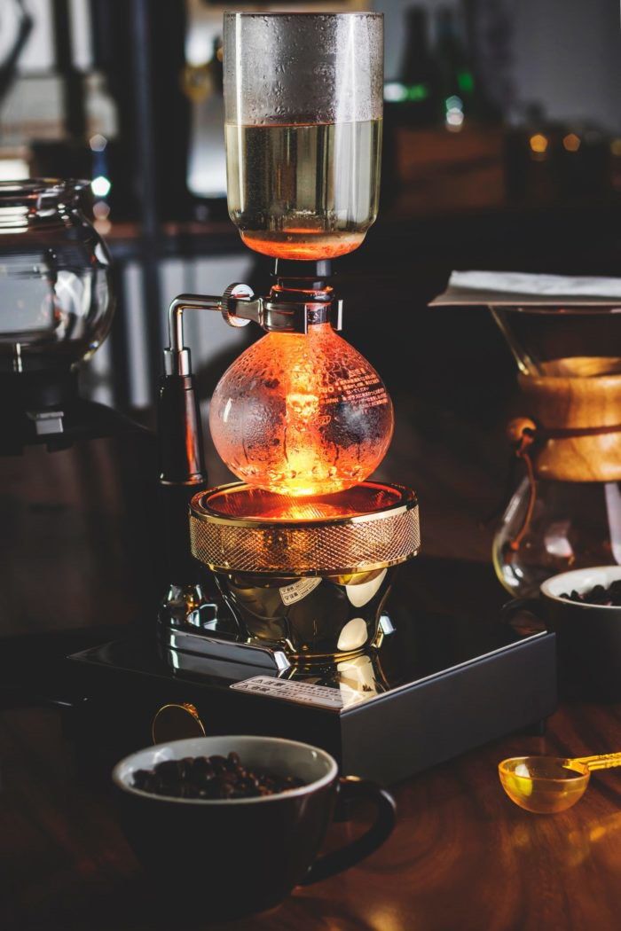 Electric siphon coffee maker shop