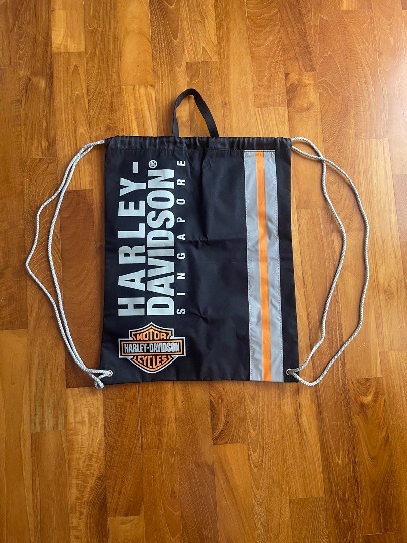 Harley davidson drawstring hotsell backpack