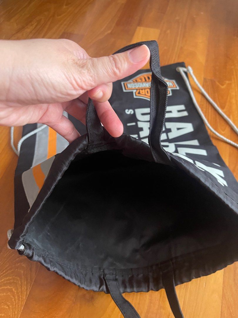 Harley davidson sales drawstring backpack