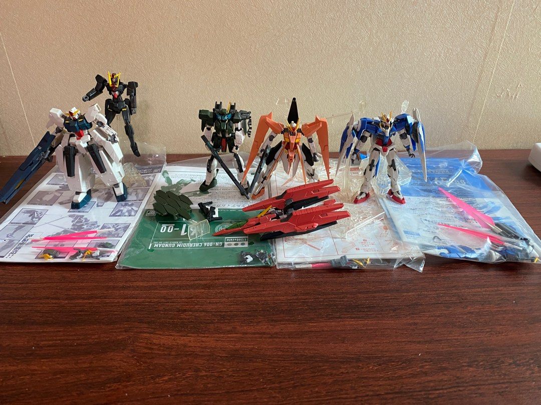 HCM PRO 高達00 gundam 00 4隻, 興趣及遊戲, 玩具 & 遊戲類 - Carousell