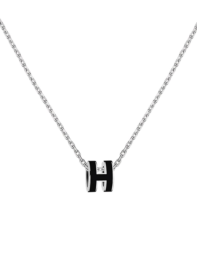Hermes pop shop h mini necklace