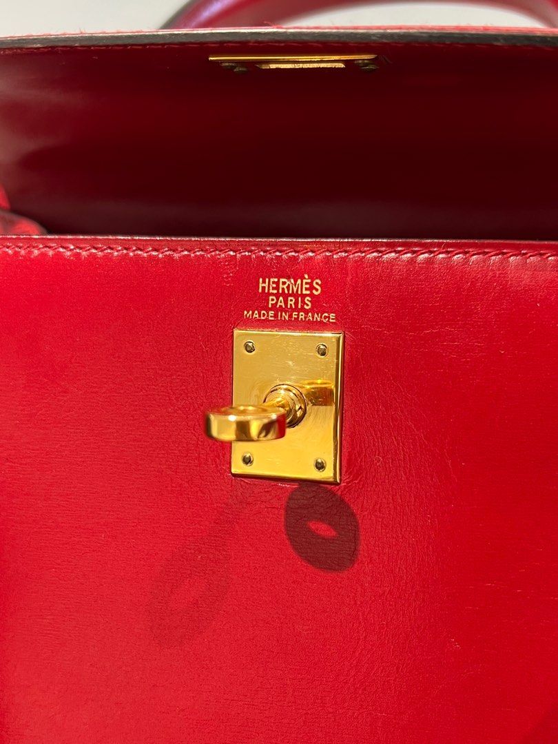 Hermes Mini Kelly 20 Epsom Rouge de cœur GHW, Luxury, Bags & Wallets on  Carousell
