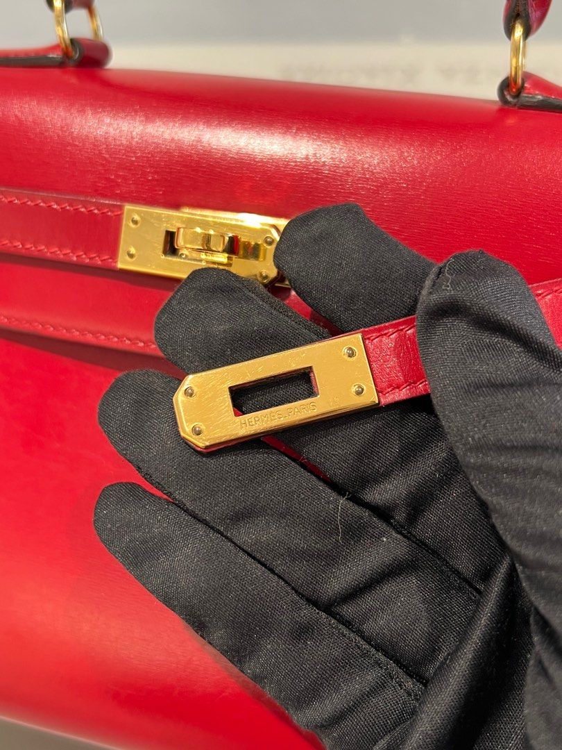 Hermes Mini Kelly 20 Epsom Rouge de cœur GHW, Luxury, Bags & Wallets on  Carousell