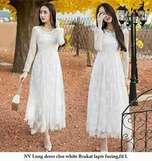 Hnm brukat long dress