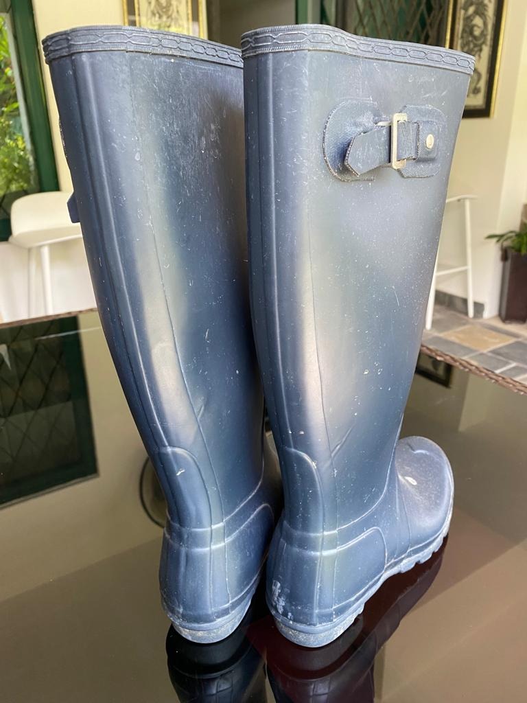 Hunter boots gull on sale grey