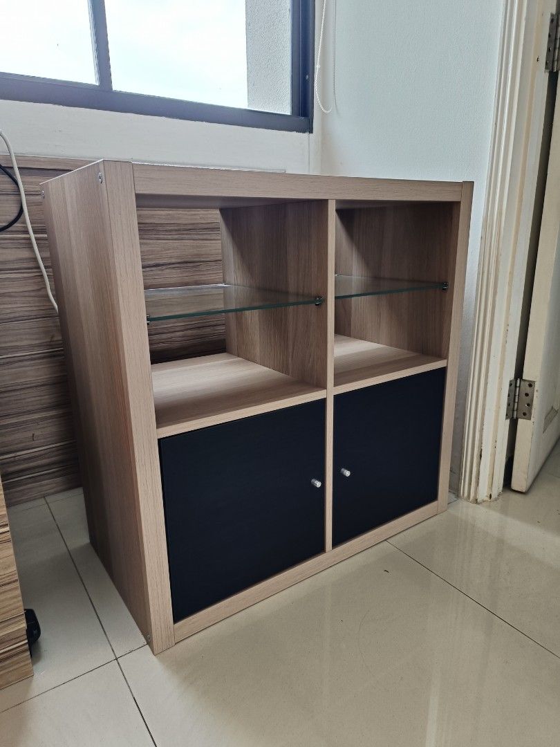 IKEA Kallax oak effect, Furniture & Home Living, Furniture, Shelves