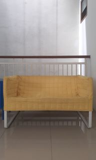 Ikea Knopparp Sofa 2 Dudukan Kuning
