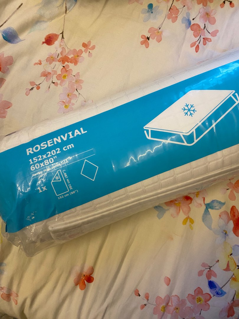 Ikea Rosenvial Mattress Protector, Furniture & Home Living, Bedding