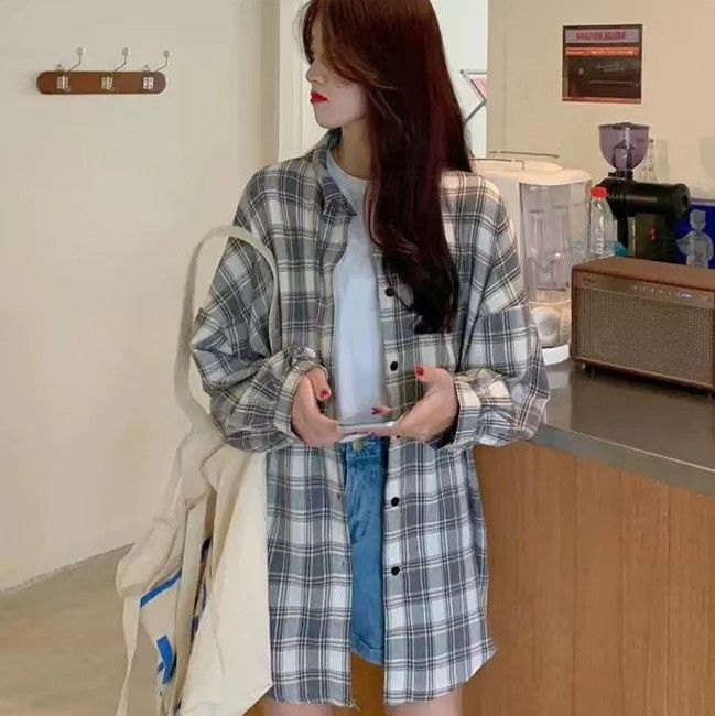 Gingham outlet check jacket