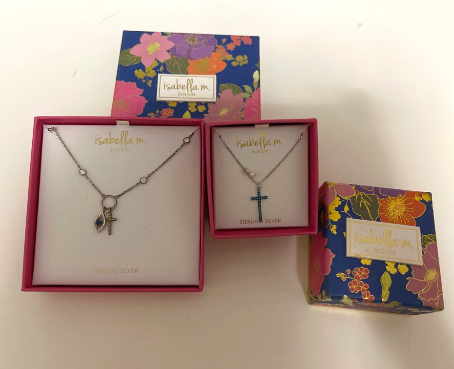 Heart Necklace Isabella M Boston Sterling Silver Necklace Isabella