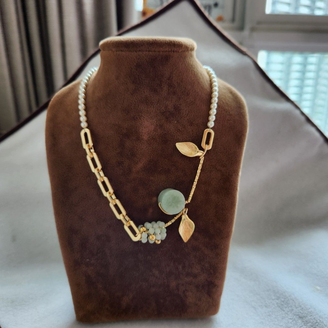 Chunky gold plated discount necklace