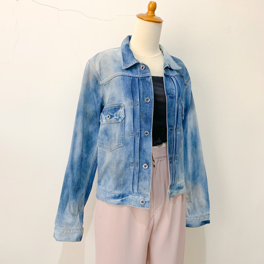 Jaket jeans washed online