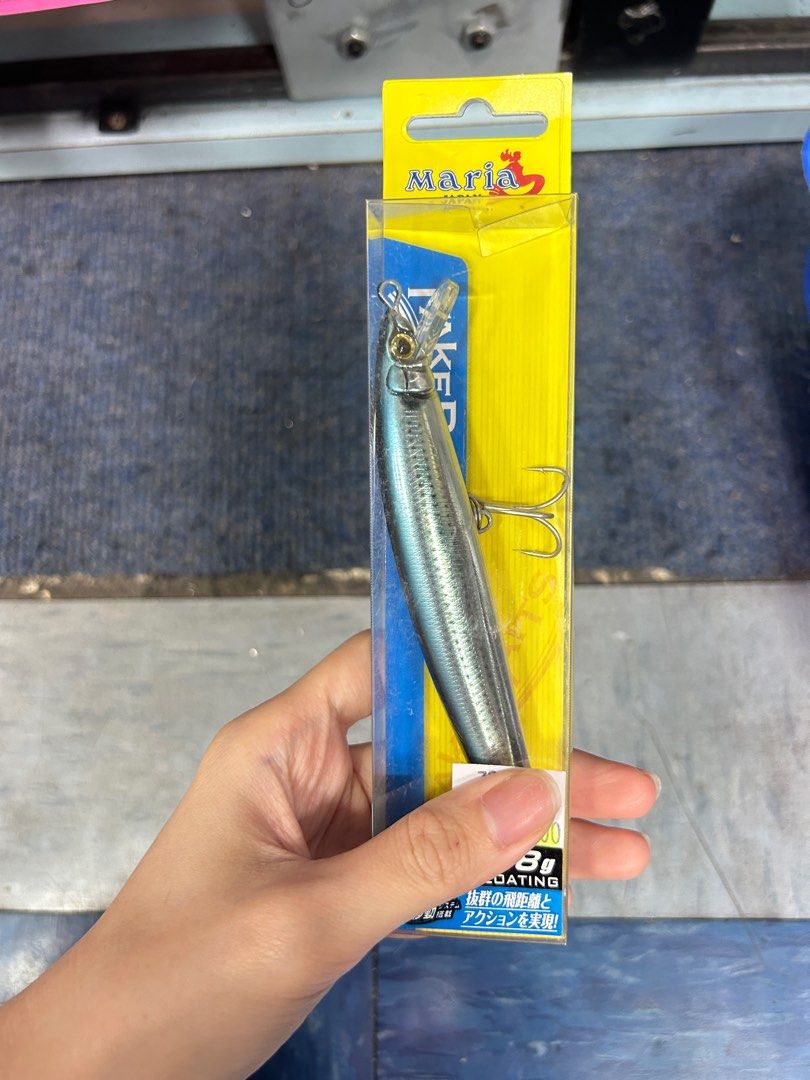 Japan Fishing lures (Maria Angel kiss and Fake bait), Sports Equipment,  Fishing on Carousell