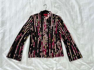 JS Collections Colorful Zip Up Jacket