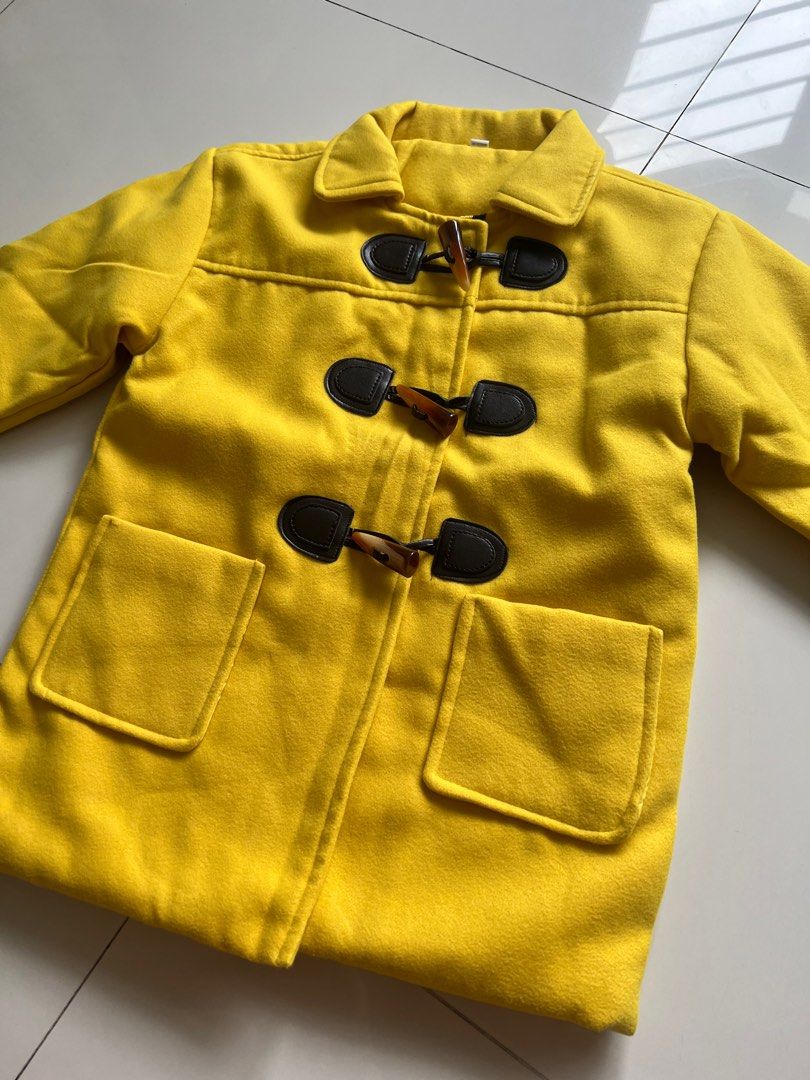 Childrens best sale yellow coat