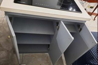 Kitchen Island with La Germania Induction Cooker