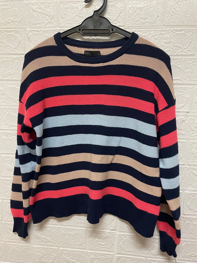 KNITWEAR SEED, Women's Fashion, Tops, Blouses on Carousell