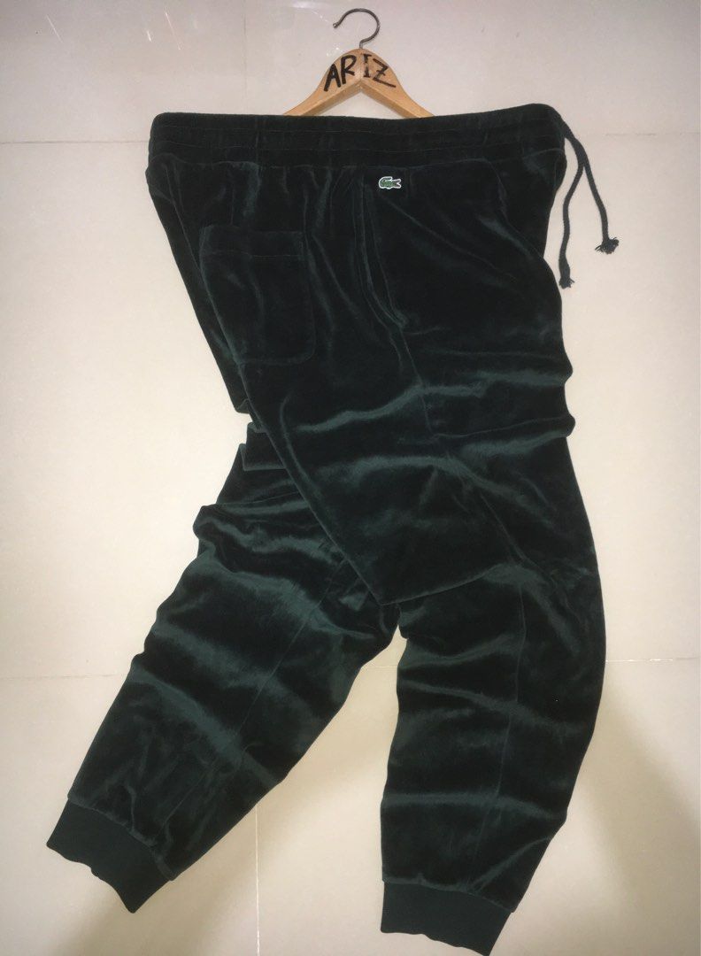 Lacoste velvet 2025 sweatpants