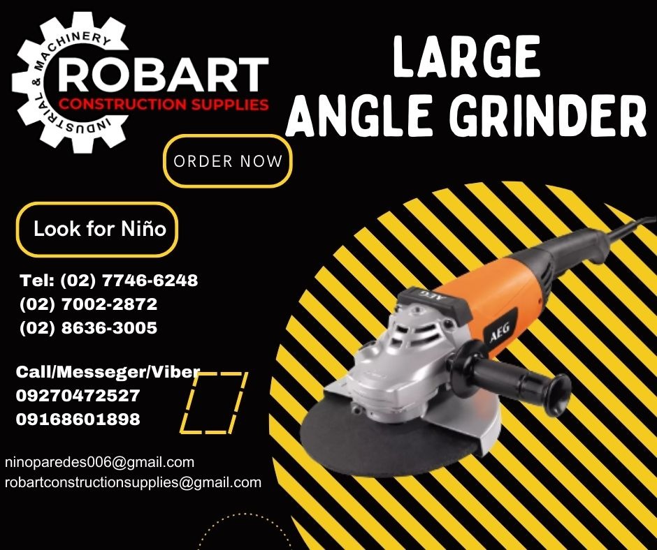 LARGE ANGLE GRINDER, Commercial & Industrial, Construction Tools ...