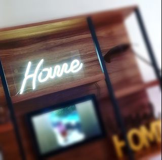 LED Neon Sign : "home"