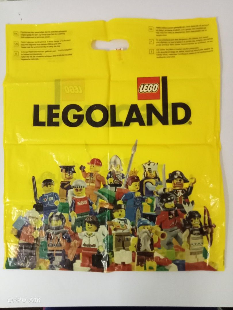 Legoland JB Plastic Bag Large, Hobbies & Toys, Collectibles & Memorabilia, Vintage Collectibles