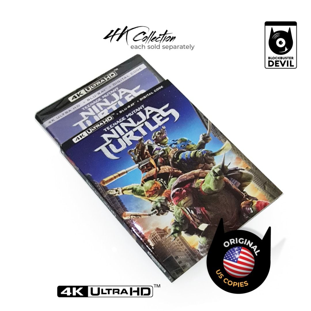 Teenage Mutant Ninja Turtles 4k UHD Blu-ray. Atmos Digital code