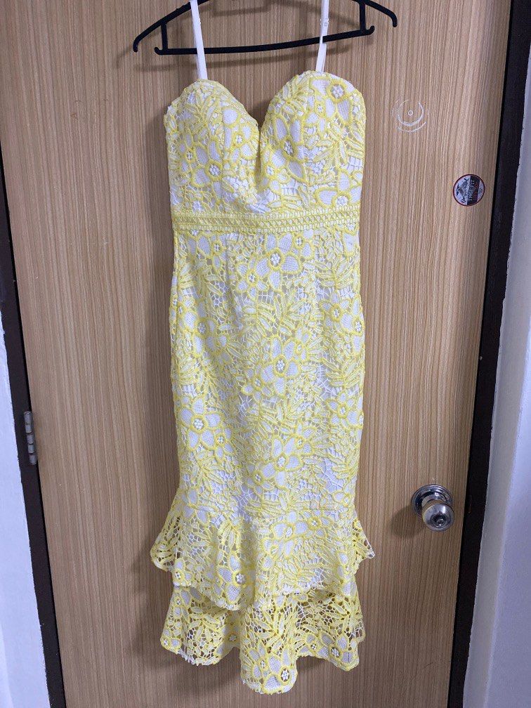 Next lipsy clearance yellow dress