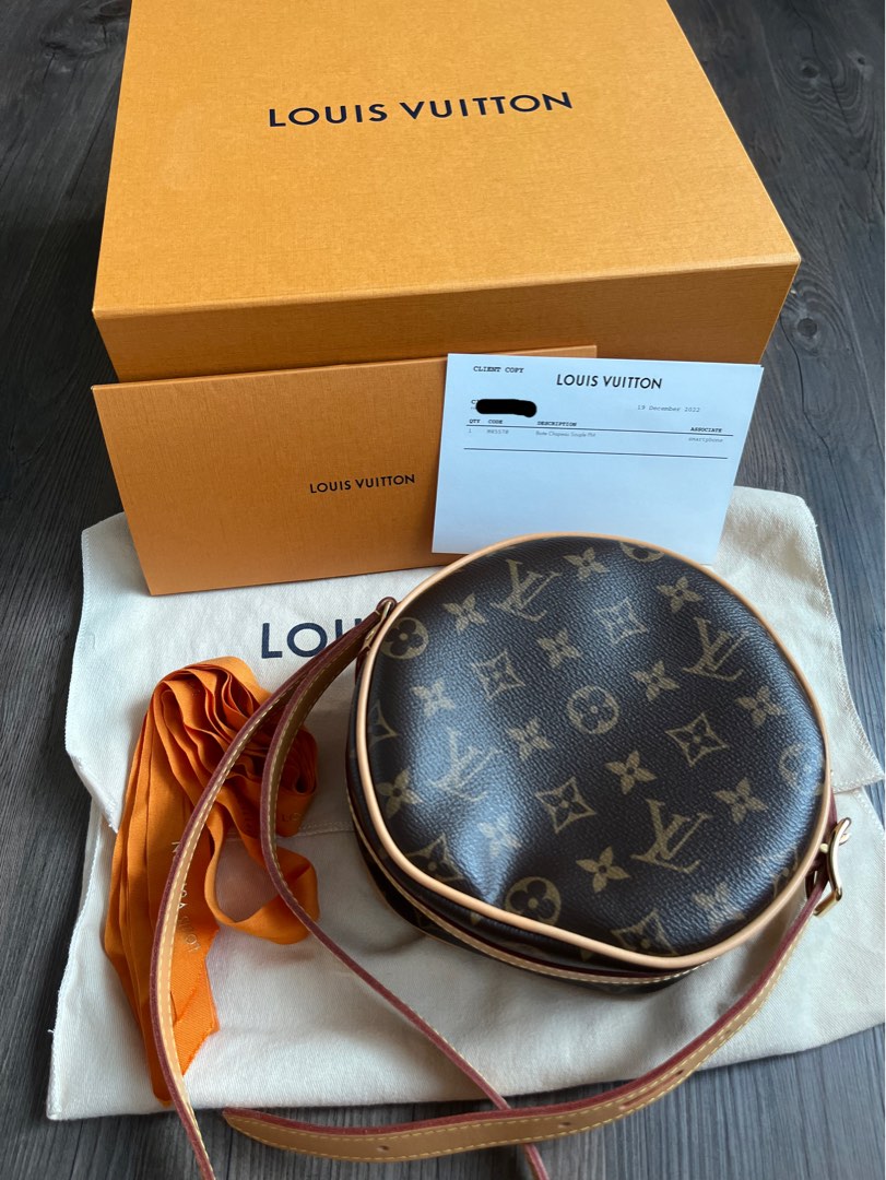 Louis Vuitton Boite Chapeau PM with free LV Twilly, Luxury, Bags & Wallets  on Carousell