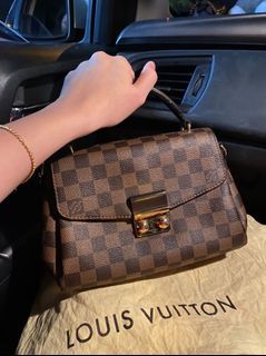 Louis Vuitton Damier Azur Braided Croisette Bag