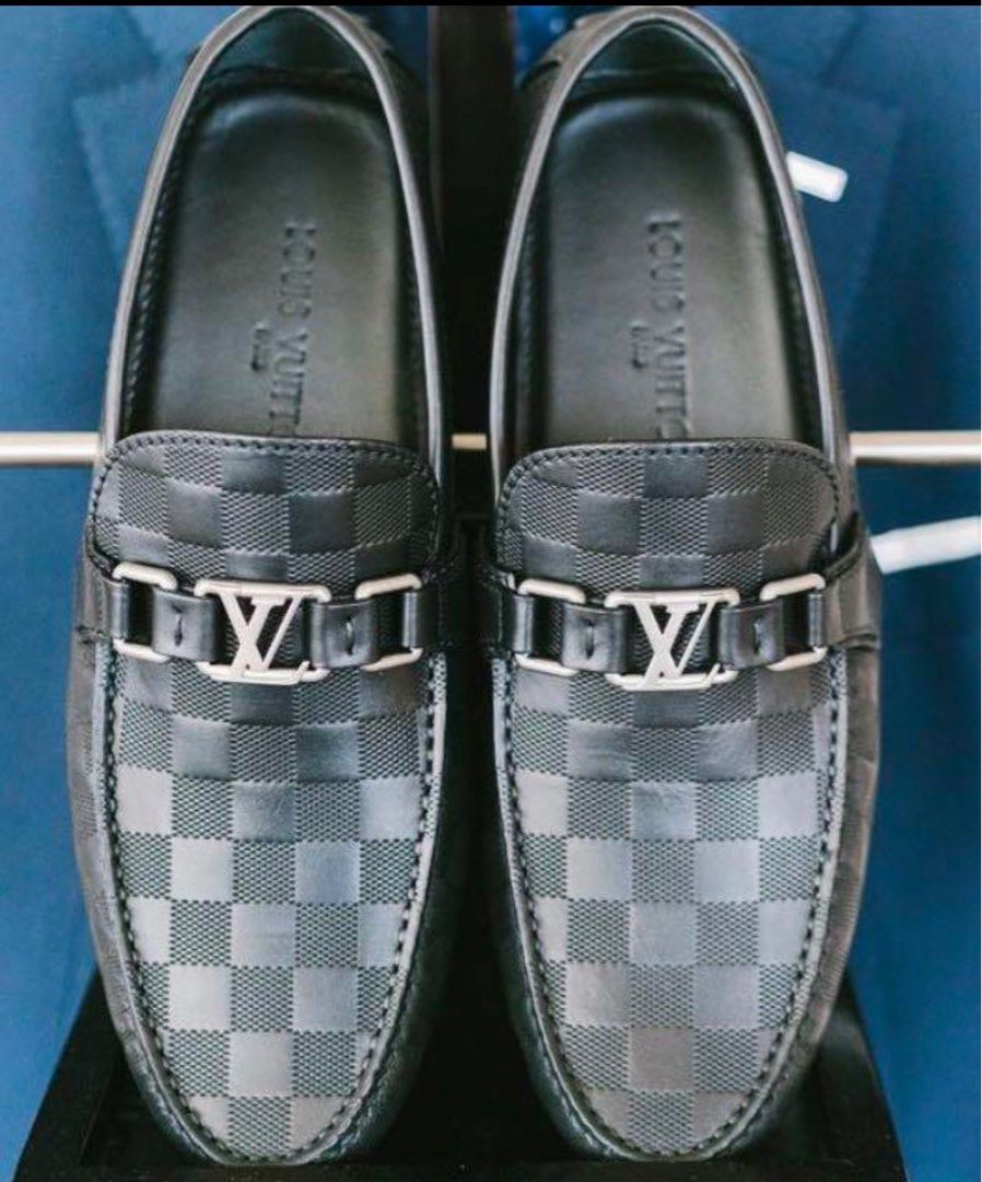 Louis Vuitton Hockenheim Moccasin Leather Loafers