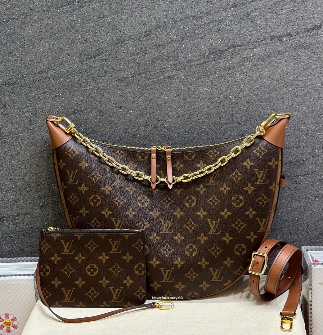 Louis Vuitton Loop Hobo Bag Monogram Reverse, Luxury, Bags