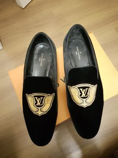 Louis Vuitton Auteuil Velvet Loafers
