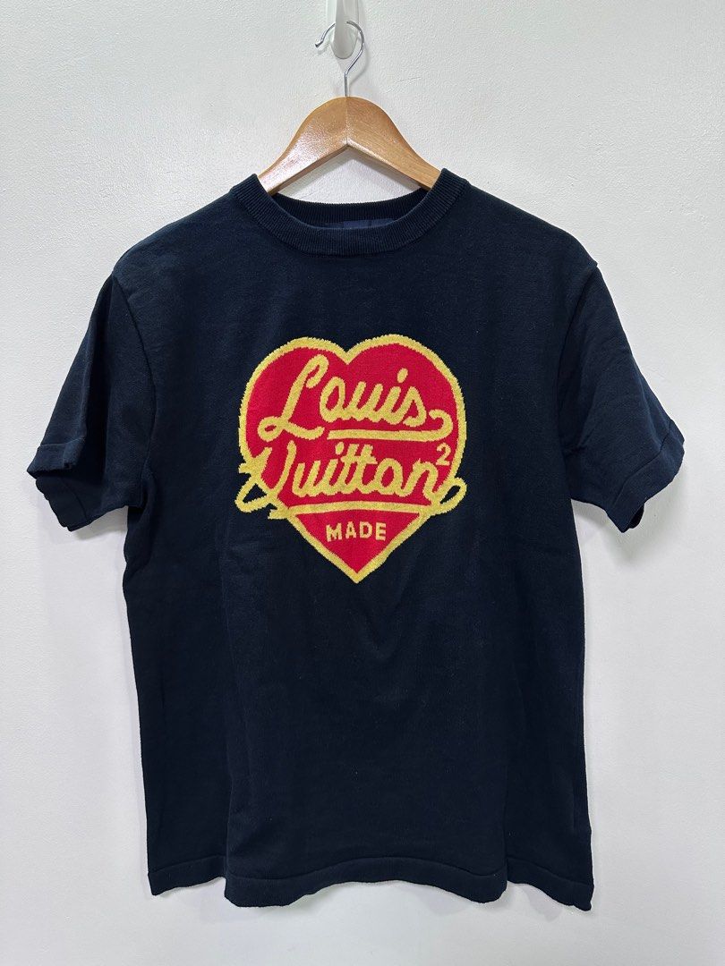 Louis Vuitton 2 - Human Made - Knitted - T- shirt, Men's Fashion, Tops &  Sets, Tshirts & Polo Shirts on Carousell
