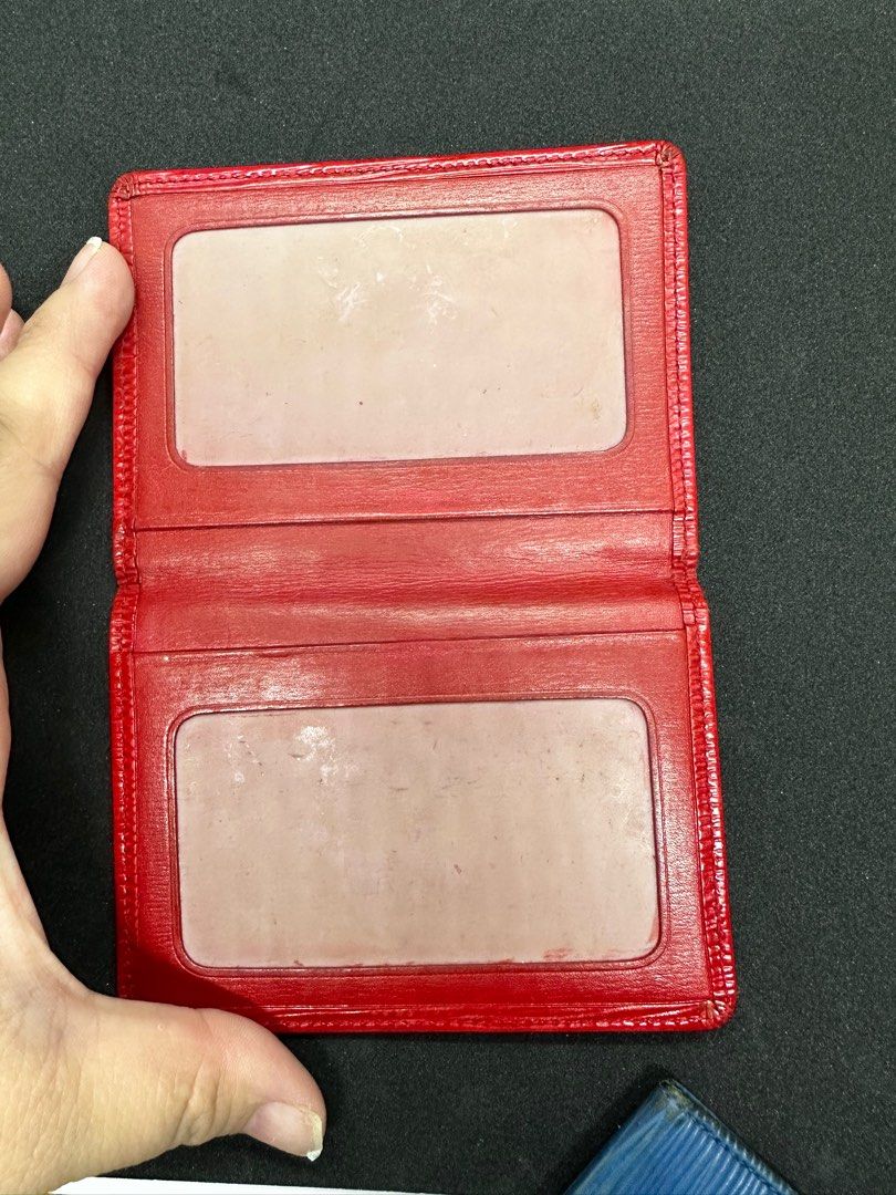 lv card case bundle (Category: Luxury Bags & Wallets) located in Antipolo. Submitted by prelovedcloseta (Listing ID 1254159204, Image 2). Description: auth lv card case preloved with signs of usage needs cleaning yung blue need i-dikit yung sa gilid blue epi- SOLD.