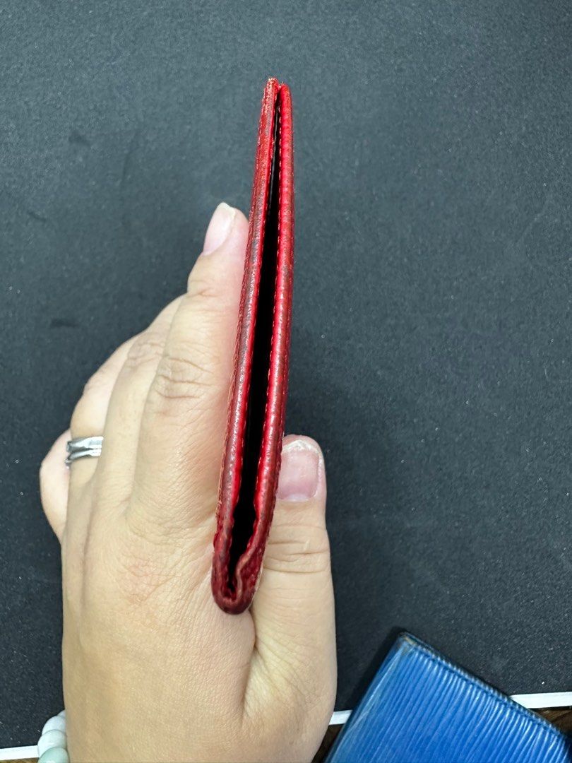 lv card case bundle (Category: Luxury Bags & Wallets) located in Antipolo. Submitted by prelovedcloseta (Listing ID 1254159204, Image 3). Description: auth lv card case preloved with signs of usage needs cleaning yung blue need i-dikit yung sa gilid blue epi- SOLD.