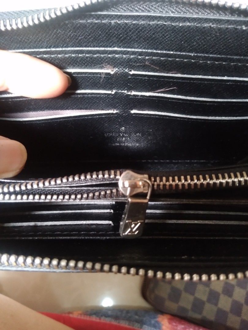 Good Condi] Louis Vuitton Zippy XL Damier Infini Men's Wallet Long  Wallet
