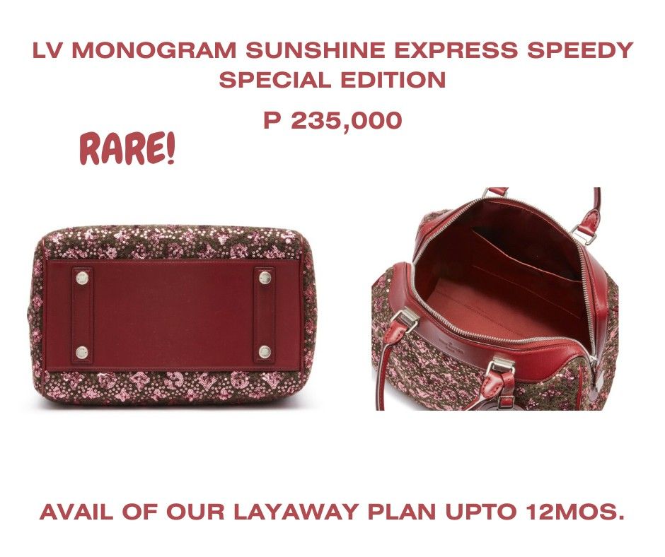 Louis Vuitton - Monogram Sunshine Express North South Burgundy