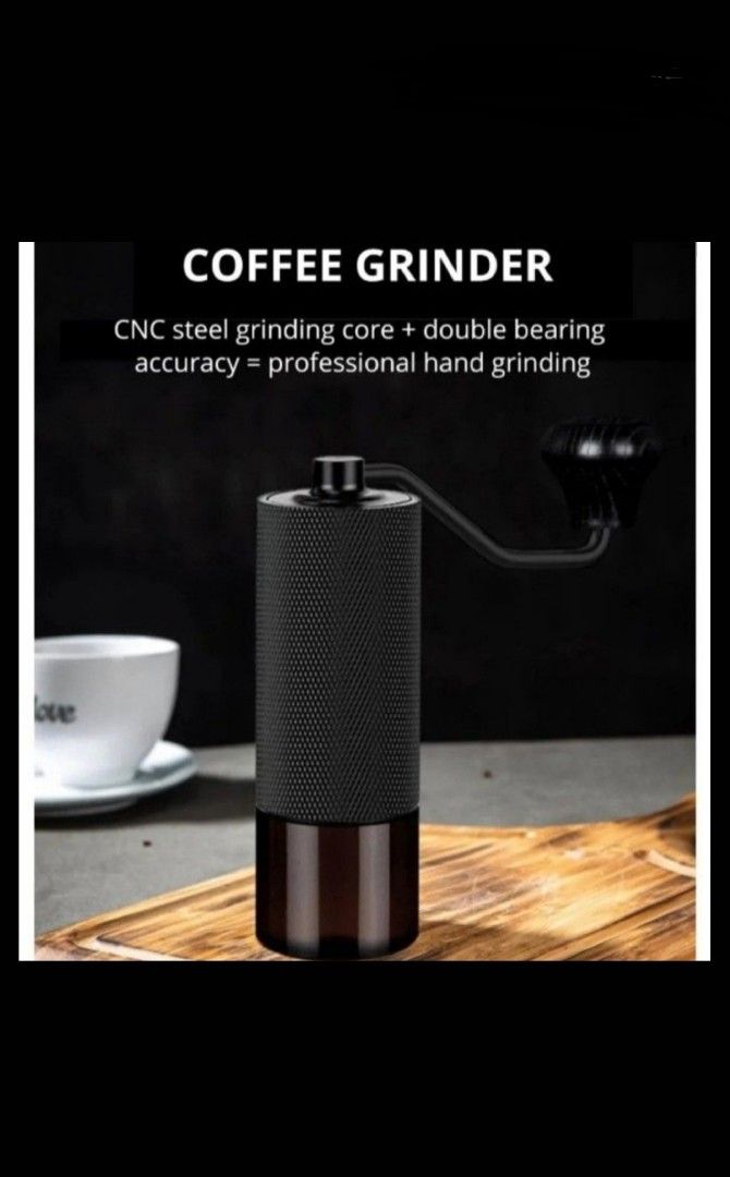 Manual Coffee Grinder CNC Stainless Steel Grinding Core Adjustable