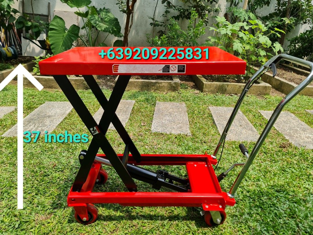Manual table lifter for rent hydraulic 500kg capacity delivery asap ...