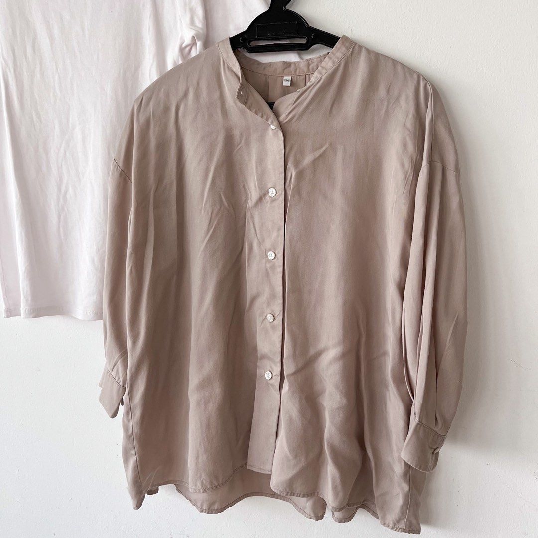 Marks Spencer white 100 cotton top fit dress size S Muji 100